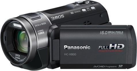 Produktbild Panasonic HC-X800, FullHD, DualFlash, 12xZoom (2.07 Mpx, 50p, 12 x)