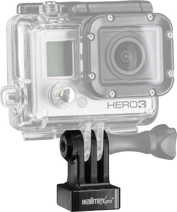 Walimex GoPro Adapter (Hero 6, Hero 8, Hero 7, hero 5, Hero 4, Hero 3)