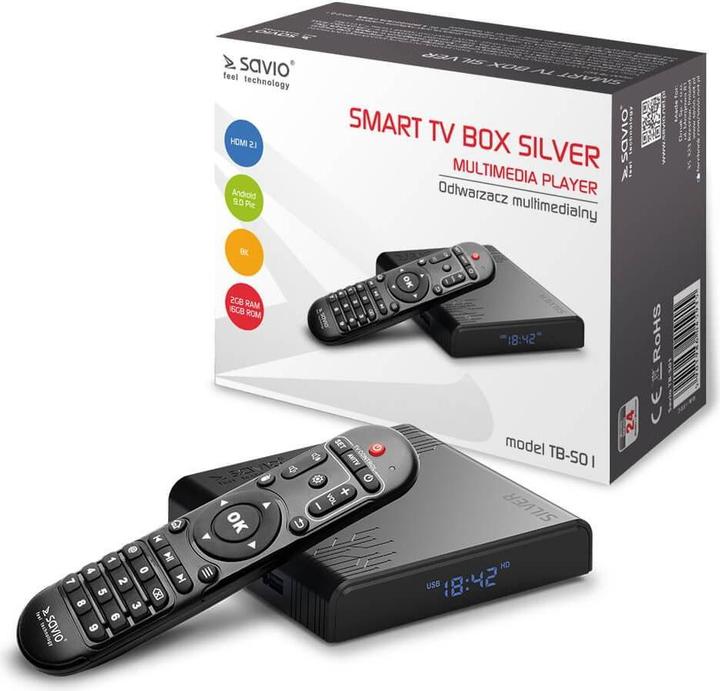 Actual product image Savio Silver TB-S01 (16 GB, Android 9.0 (Pie))