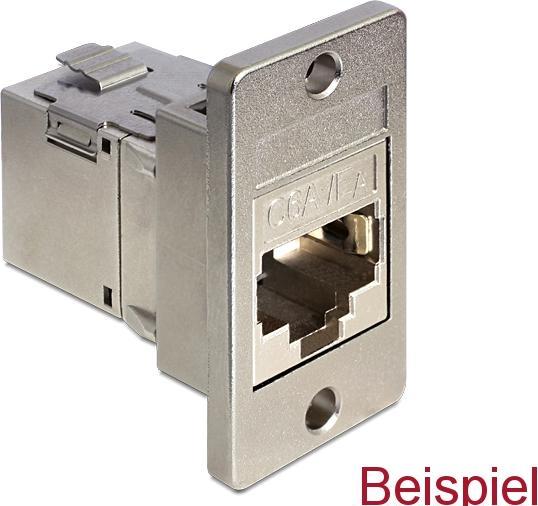 Actual product image Delock Keystone empty housing for device installation (Tools)