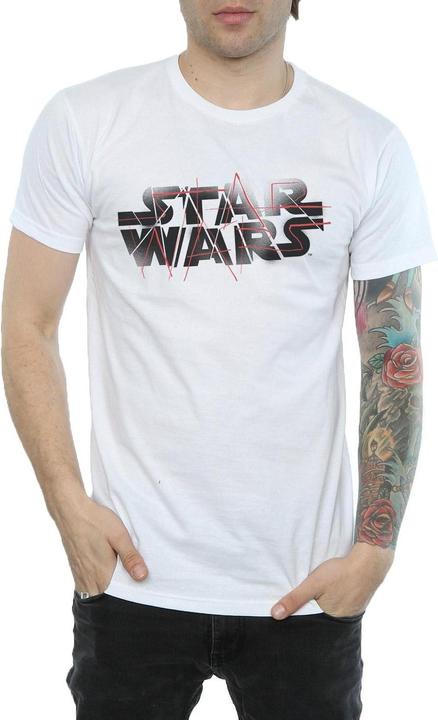 Actual product image Star Wars Mens The Last Jedi Spray Logo T-Shirt (S)