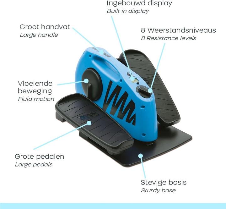 Produktbild Blu Tiger Elliptical desk trainer mini bike