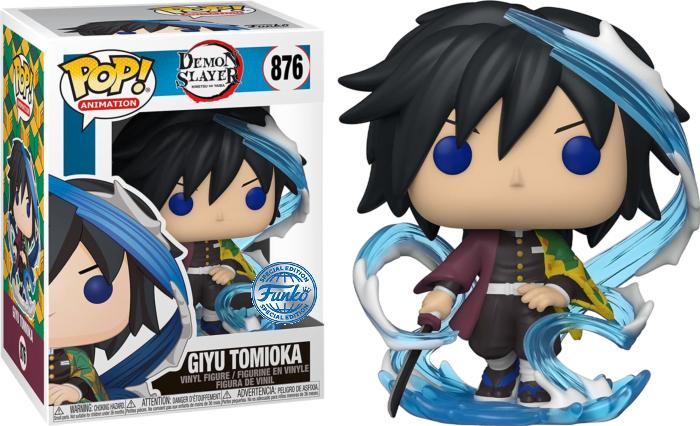 Immagine prodotto Funko POP! Ammazzademoni Giyu Tomioka (Respiro d'acqua) Esclusivo