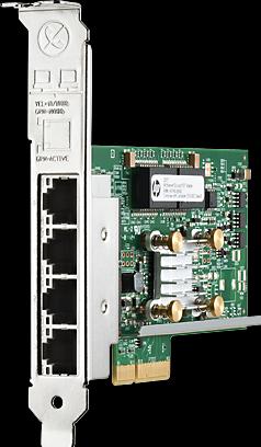 Actual product image HPE 331T Quad Port Gigabit Adapter (RJ45)