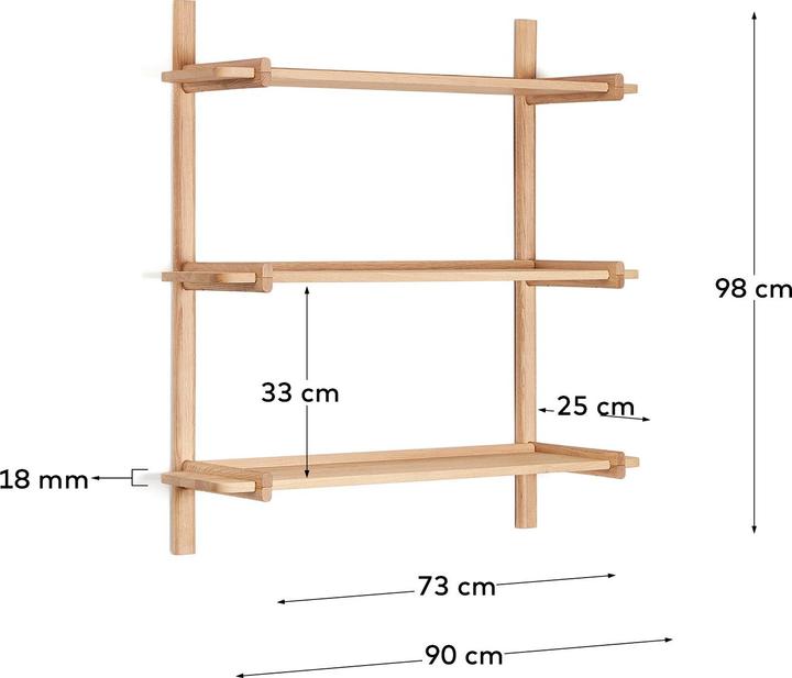 Image du produit Kave Home Sitra (90 x 23 x 98 cm)