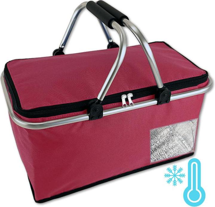 Produktbild Hermex Einkaufskorb Tragekorb Kühlkorb Carrybag Kühltasche Picknickkorb (25 l)