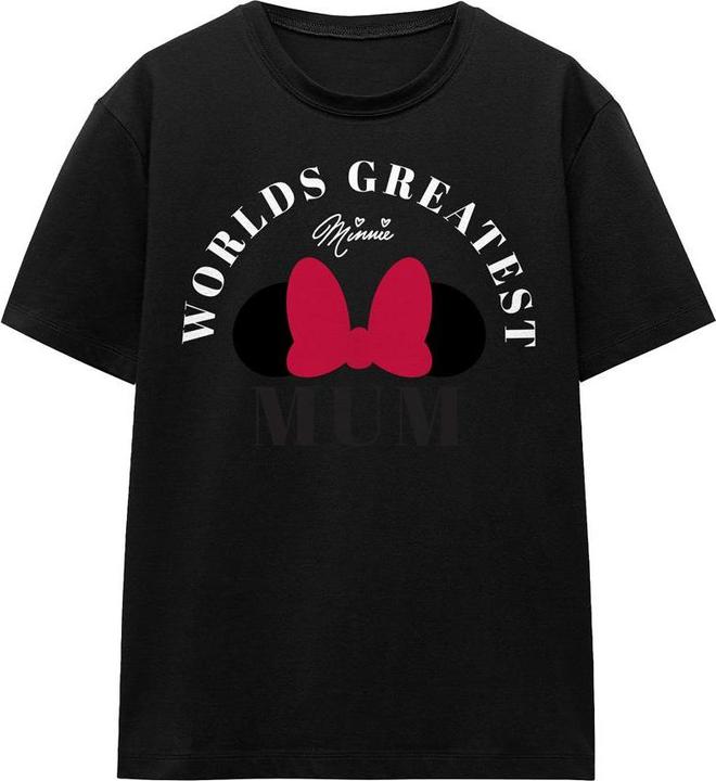 Immagine prodotto Minnie Mouse World's Greatest Mum Maglietta Festa della Mamma Adulto Unisex (M)