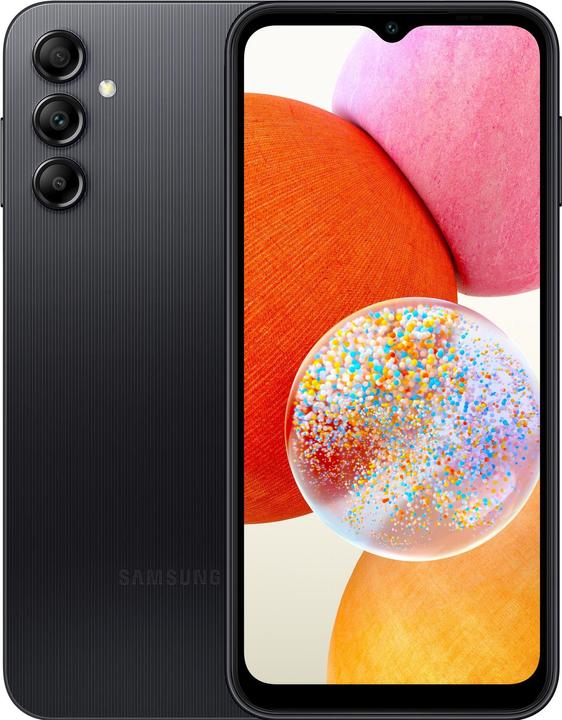 Image du produit Samsung Galaxy A14 LTE (128 Go, Noir, 6.60", Double SIM hybride, 50 Mpx, 4G)