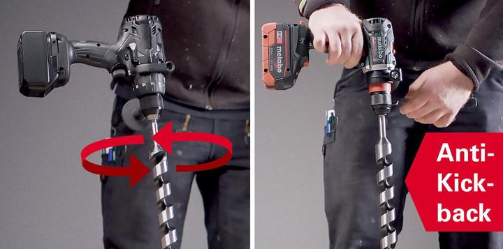Actual product image Metabo 18V Battery Tap GB 18 LTX BL Q I (Rechargeable battery operated)