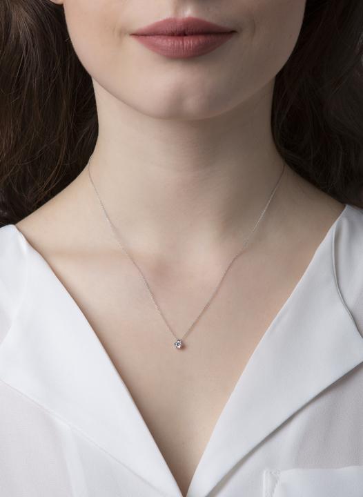 Immagine prodotto Goldberg Diamant Collana a 6 pezzi con busto 18 ct WG (Oro bianco, 42 cm)