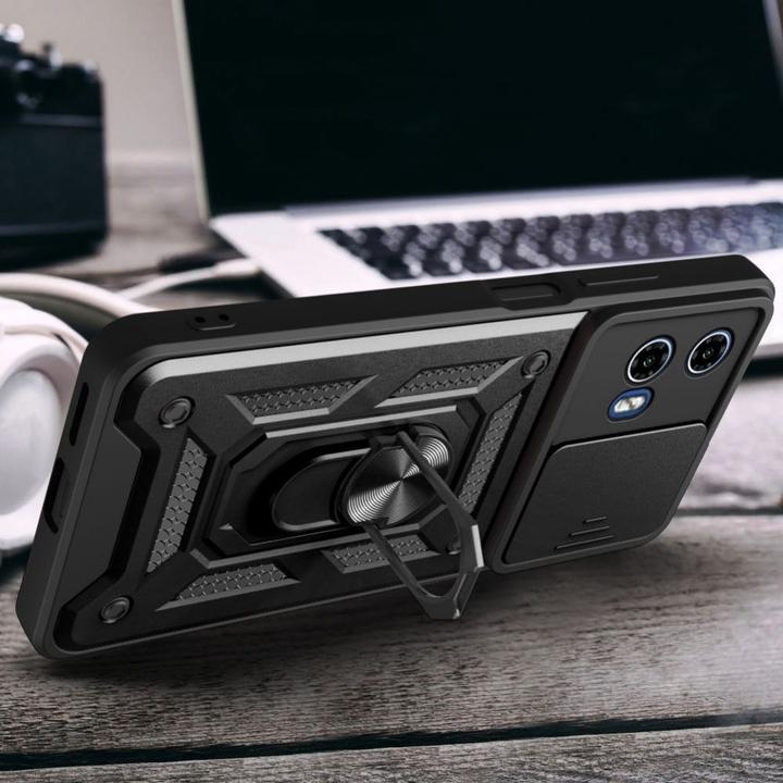 Produktbild Tech-Protect CamShield Pro Case for Motorola Moto G24 / G24 Power / G04 - Black (Motorola Moto G04, Motorola Moto G24, Motorola Moto G24 Power)