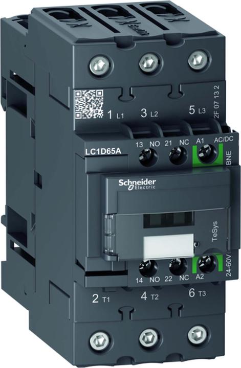 Schneider Electric Contactor 65A 3P AC3 24-60VACDC coil