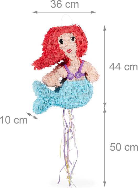 Actual product image Relaxdays Mermaid Pinata