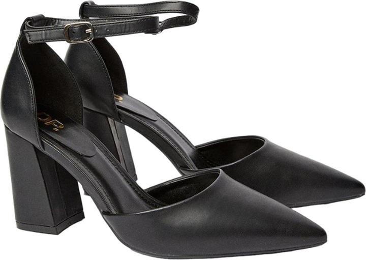 Actual product image Dorothy Perkins Womens/Ladies Blanche Pointed Ankle Strap High Block Heel Court Shoes (40)