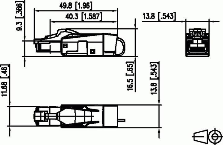 Productafbeelding Elbro RJ-45 connector (Stekker netwerkkabel)