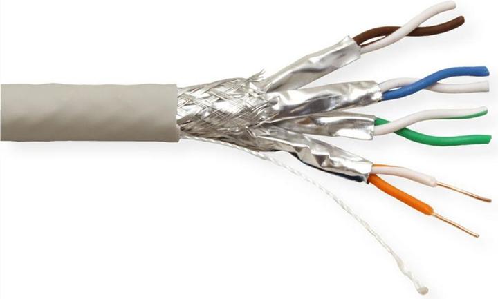 Produktbild Value S/FTP Kabel,Cat.7 Rohkabel (Class F), Massivdraht, Dca, 100 m (SFTP, CAT7, 100 m)
