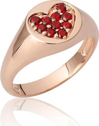 Produktbild Breuning RING - E.GRANAT (48, 750/18 K Gold)
