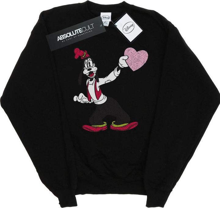 Actual product image Disney Womens/Ladies Goofy Love Heart Sweatshirt (M)