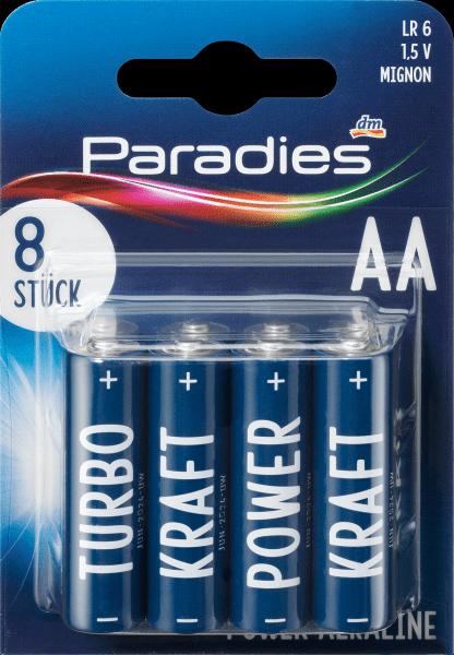 Immagine prodotto Paradies Batterie di potenza alcaline Mignon AA (8 pz., AA)