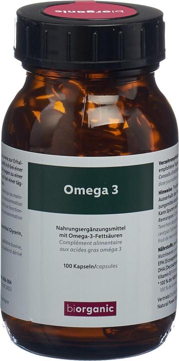 Produktbild Biorganic Omega-3 Kaps (100 Stück, Kapseln, 210 g)