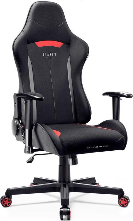 Actual product image Diablo Fotel Chairs X-ST4RTER czarno-czerwony