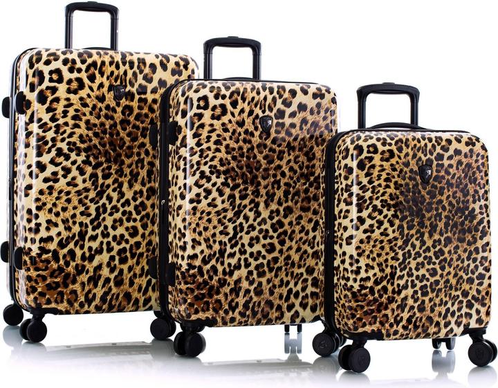 Actual product image Heys Black Camo 4-wheel suitcase set 3-piece with expansion fold (214 l, XL (from 140l))