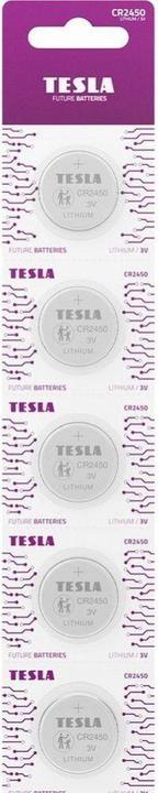 Label énergétique Tesla CR 2450 5 piles bouton (5 pcs, CR2450, 540 mAh)
