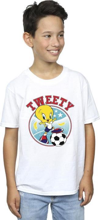 Immagine prodotto Looney Tunes Tweety Football Circle Maglietta Ragazzi (116)
