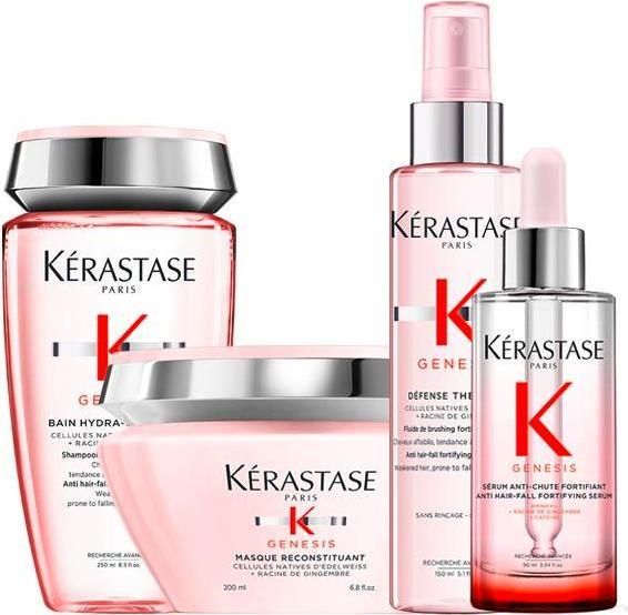 Image du produit Kérastase Genesis BUNDLE FETTENDER ANSATZ (Shampoo 250 ml + Maske 200 ml + Leave-In 150 ml + Serum 90 ml) (Set soin capillaire)