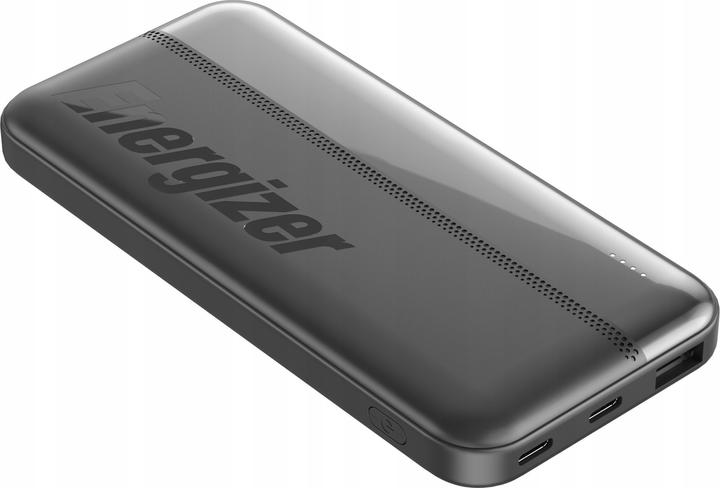 Immagine prodotto Energizer Power Bank - Caricabatterie portatile ai polimeri di litio ad alta capacità da 10000mAh, leggero e (10000 mAh, 15 W, 37 Wh)