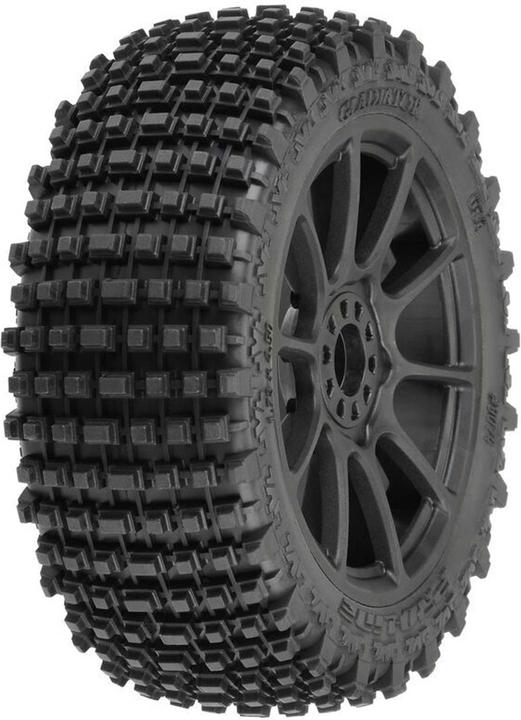 Produktbild Proline GLADIATOR M2 (MEDIUM) AUF FELGE MACH10 SCHWARZ V/H 1/8 OFFROAD