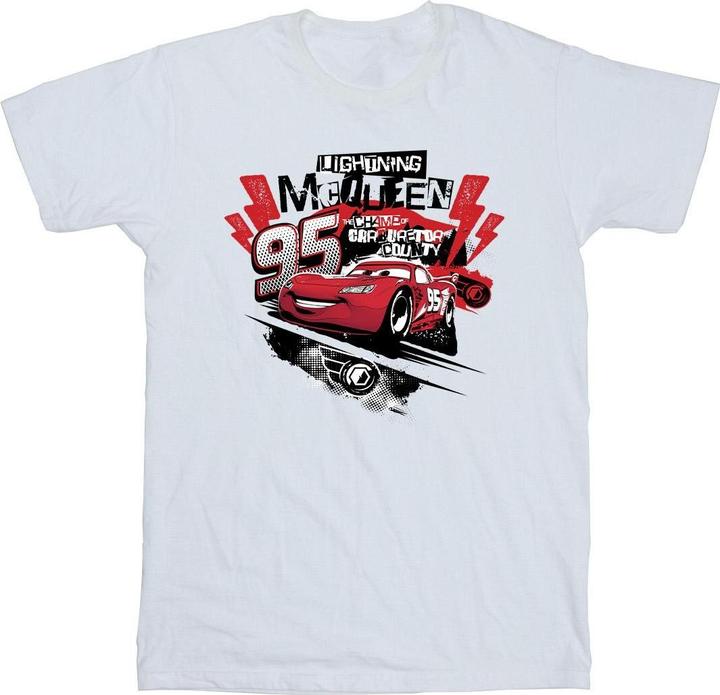 Immagine prodotto Disney Cars Lightning McQueen Collage Maglietta Uomo (S)