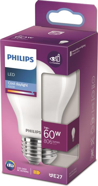 Actual product image Philips LED (E27, 7 W, 806 lm, 1 x, E)
