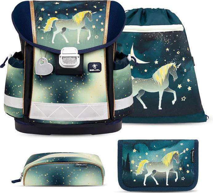 Produktbild Belmil CLASSY Schulrucksack-Set Sparkling Unicorn (19 l)