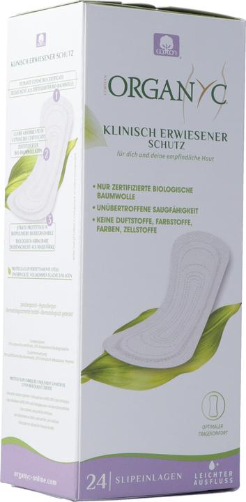 Organyc Slipeinlagen (24 x, Slipeinlagen)
