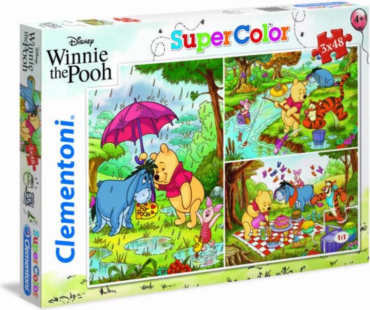 Actual product image Clementoni Puzzle Winnie the Pooh 3x48 pcs. (48 pieces)