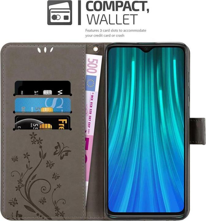 Produktbild Cadorabo Flower Book Cover (Xiaomi Redmi Note 8 Pro)