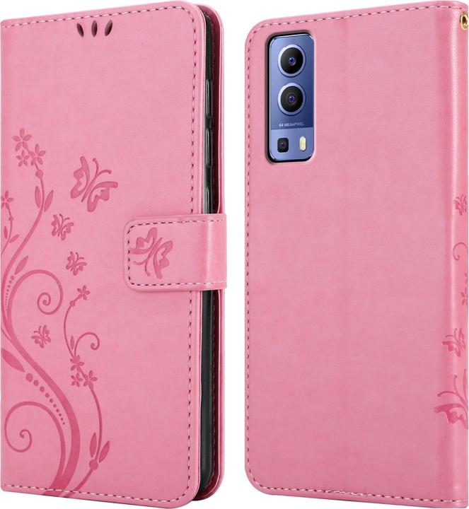 Produktbild Cadorabo Flower Book Hülle (Vivo Y72 5G, Vivo Y52s 5G)