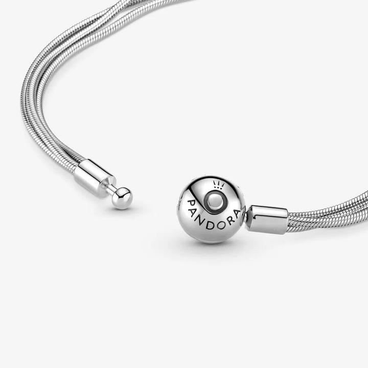 Actual product image Pandora Bracelet Moments Multi Snake Chains (19 cm, Sterling silver 925)