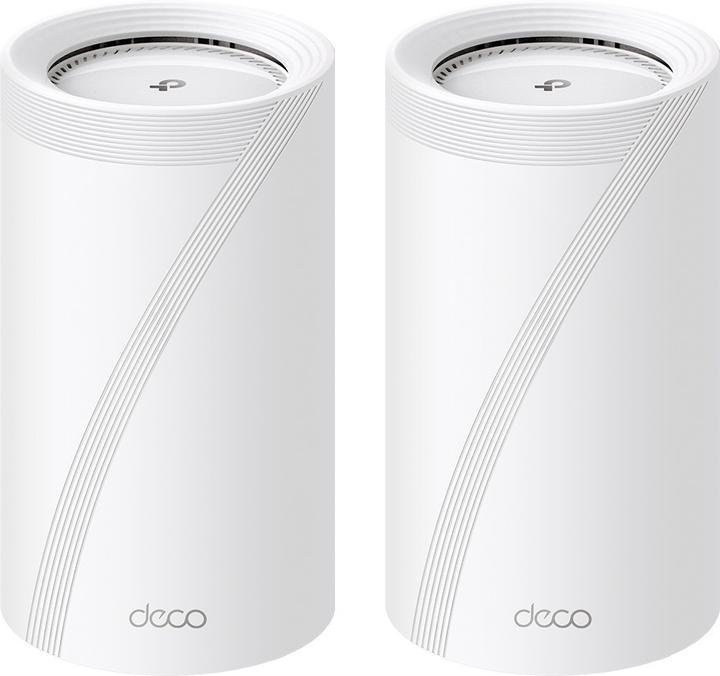 TP-Link (DECO BE85) BE19000 Tri-Band Whole Home Mesh Wi-Fi 7 System, 2 Pack, 12-Stream, 2x 10G Ports, Multi-