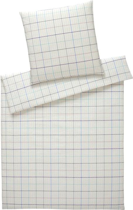 Produktbild Elegante Web-Seersucker Bettwäsche Trondheim multi blau (Kopfkissenbezug, 40 x 80 cm)