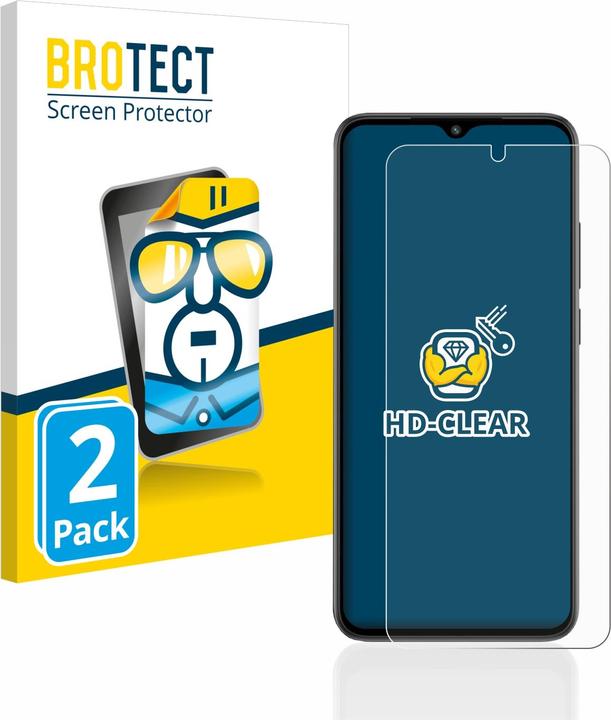 Productafbeelding BROTECT Schermbeschermer Clear (2 Stuk, Xiaomi Redmi A2)
