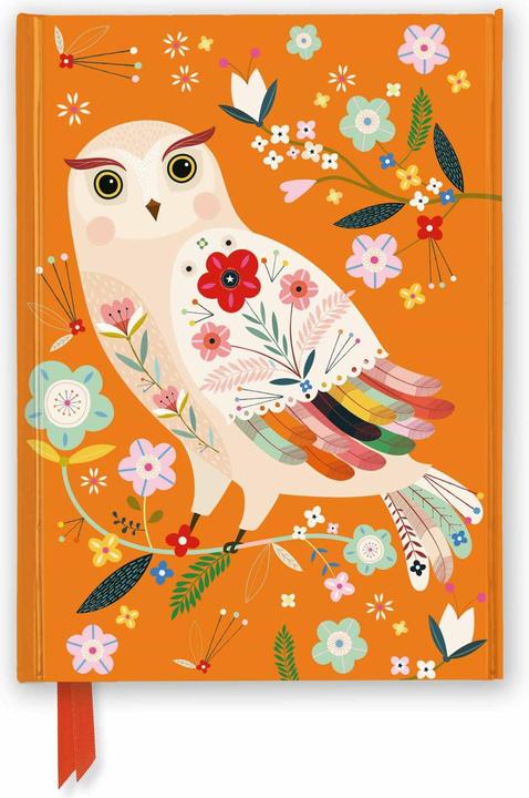 Produktbild Bee Brown: Folk Owl (Foiled Journal) (Blanko, Harter Einband)