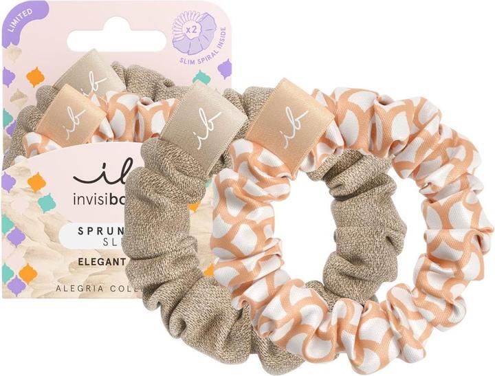 Invisibobble Attaches de cheveux Slim Sprunchie Rooting for You 2 pcs