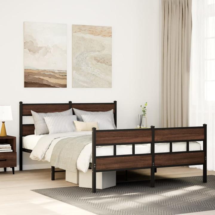 Immagine prodotto VidaXL Letto in metallo Struttura letto a doghe letto matrimoniale senza materasso 160x200cm (160 x 200 cm)