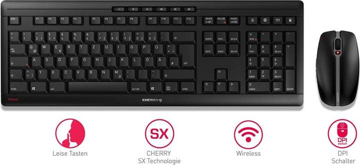 Produktbild CHERRY Stream Desktop (DE, Kabellos)