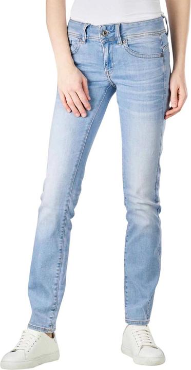 Actual product image G-Star Midge Straight Jeans Light Indigo Aged (W25/L30)