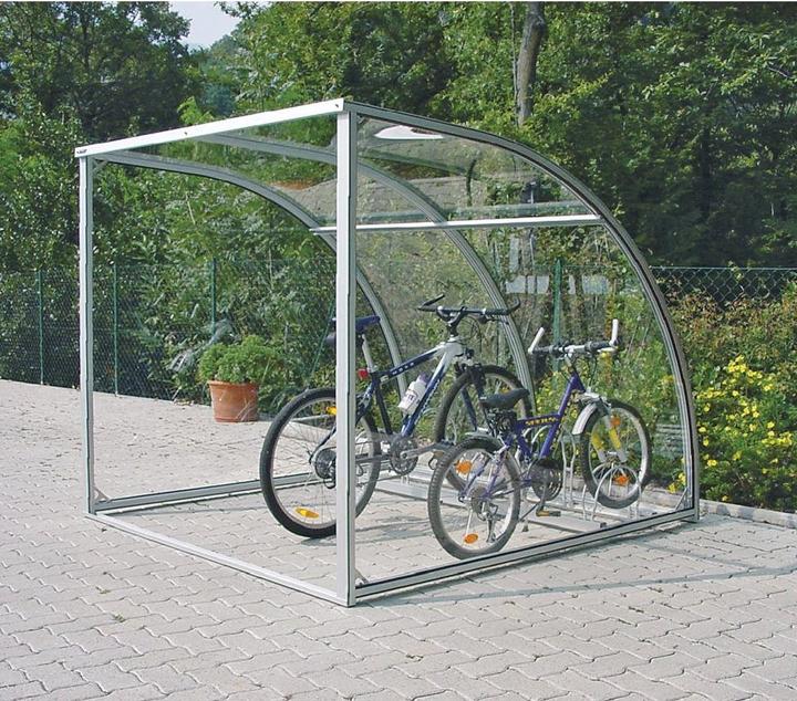 Image du produit Moravia Abri à vélos Casa 200 Plexi Dimensions : 2000x2030x1730 mm (LxPxH)