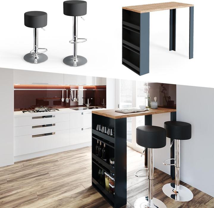 Produktbild Vicco Bartisch-Set (117 x 57 x 106 cm)