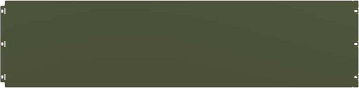 Image du produit VidaXL Bordure de pelouse 10 pcs. Vert olive 25x103 cm Acier laminé à froid Bordure de jardin (103 cm)